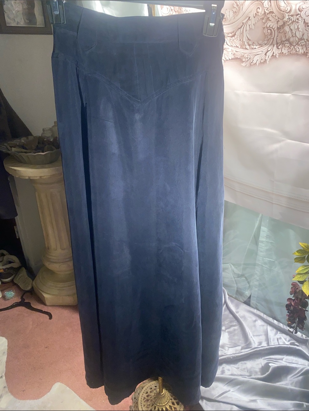 Vintage Roper Classic black Maxi A-Line Skirt - Women
